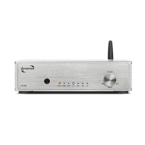 Dynavox DA-300 kompakt forsterker med HDMI ARC & Bluetooth, sølv i gruppen Forsterkere / Stereoforsterkere hos Ljudfokus (320DA300S)