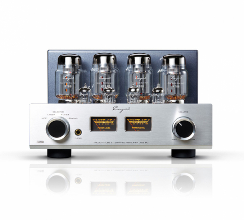 Cayin Jazz 80 rørforsterker med KT88 & Bluetooth, sølv i gruppen Forsterkere / Stereoforsterkere hos Ljudfokus (320JAZZ80KT88S)