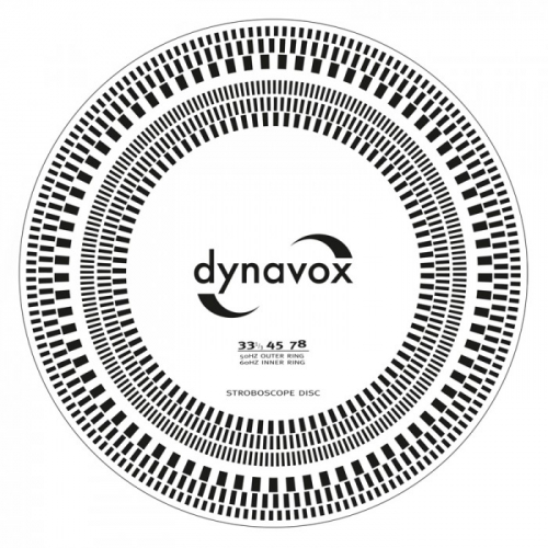 Dynavox TS-1 stroboskopsplate for platespiller i gruppen Vinyl / Platespillertilbehør hos Ljudfokus (320TS1)