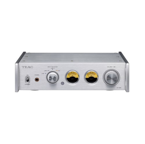 Teac AX-505 stereoforsterker med Hypex-moduler, sølv i gruppen Forsterkere / Stereoforsterkere hos Ljudfokus (350AX505S)