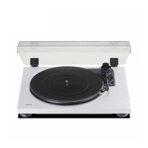 Teac TN-180BT-A3 platespiller med AT-3600L pickup, Bluetooth & RIAA-trinn, hvit i gruppen Vinyl / Platespillere hos Ljudfokus (350TN180BTA3W)