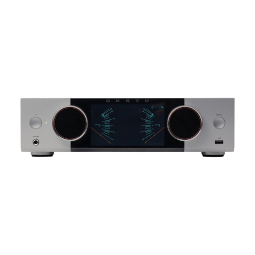 Onkyo Muse Y-50 streamingforsterker med HDMI & Phono, sølv i gruppen Multiroom / Streamingforsterkere hos Ljudfokus (350Y50S)