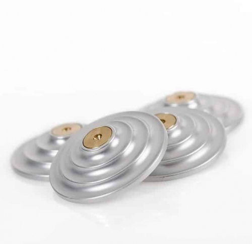 Solid Tech Floor Protectors, 4-pakning sølv i gruppen Møbler & fester / Tilbehør til rack & stativer hos Ljudfokus (353FP4SI)