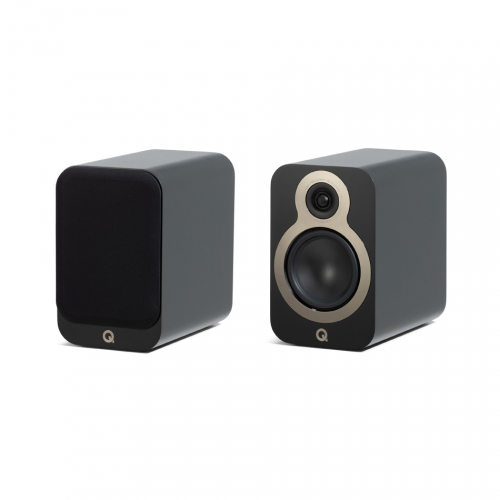 Q Acoustics 3020c stativhøyttalere, matt svart par i gruppen Høyttalere / Stativhøyttalere hos Ljudfokus (400QA3322)