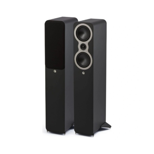 Q Acoustics 3040c gulvhøyttalere, svart par i gruppen Høyttalere / Gulvstående høyttalere hos Ljudfokus (400QA3342)