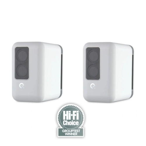 Q Acoustics QActive 200 aktive stereohøyttalere, matt hvitt par i gruppen Høyttalere / Aktive stereohøyttalere hos Ljudfokus (400QA8208)