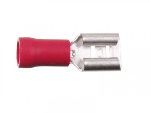 ACV Vinyl PVC flatstift rød 6.3 mm, stykk i gruppen Byggesett / Byggesett - tilbehør hos Ljudfokus (7003463011P)
