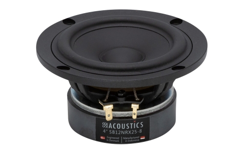 SB Acoustics SB12NRX25-8 høyttalerelement bass/mellomtone 4
