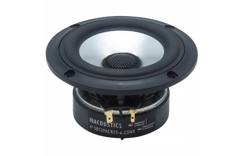 SB Acoustics SB12PACR25-4-COAX høyttalerelement koaksial 122 mm i gruppen Byggesett / Høyttalerelementer hos Ljudfokus (832SB12PACR254COAX)