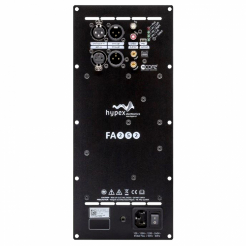 Hypex FusionAmp FA252 brokoblingsbar innbyggingsforsterker i gruppen Byggesett / Innbyggingsforsterkere hos Ljudfokus (840FA252)