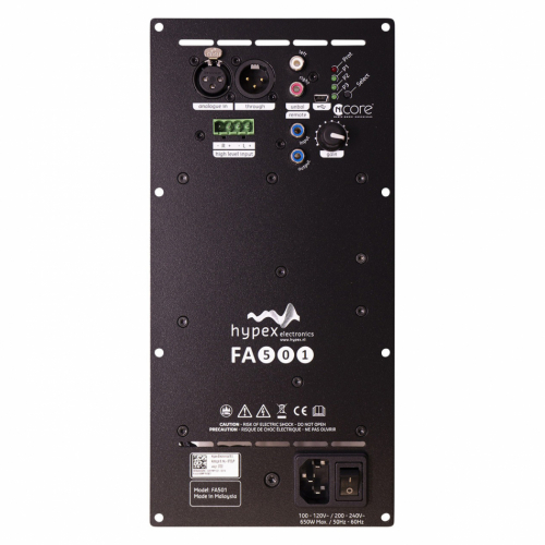Hypex FusionAmp FA501 innbyggingsforsterker, monoblokk i gruppen Byggesett / Innbyggingsforsterkere hos Ljudfokus (840FA501)