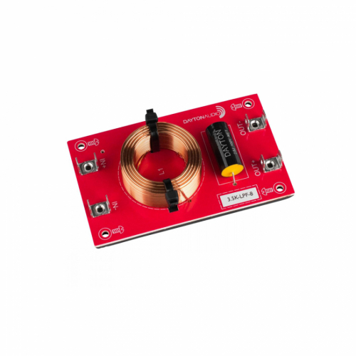 Dayton Audio 3.5K-LPF-8 Linkwitz-Riley delefilter lavpass 3.5 kHz, 8 Ohm i gruppen Byggesett / Delefiltre hos Ljudfokus (86035KLPF8)