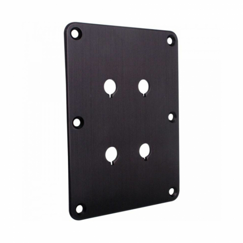 Dayton Audio DBPP-BK monteringsplate for chassis-terminaler bi-wire i gruppen Byggesett / Byggesett - tilbehør hos Ljudfokus (860DBPPBK)