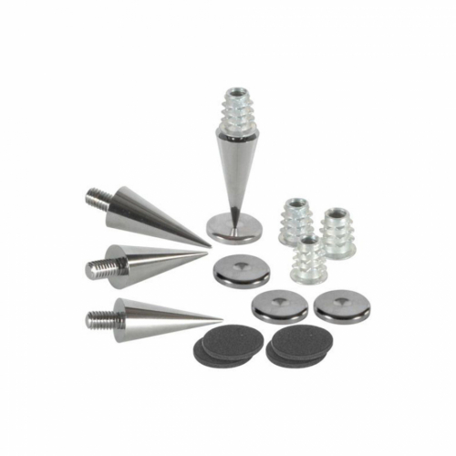 Dayton Audio DSS3-SN spikes 4-pakning, Black Chrome i gruppen Øvrig / Vibrasjonsdemping hos Ljudfokus (860DSS3BC)