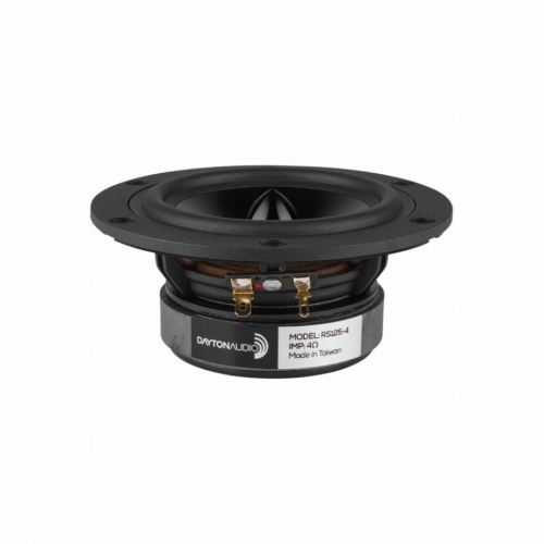 Dayton Audio RS125-4 høyttalerelement mellomregister/basselement i gruppen Byggesett / Høyttalerelementer hos Ljudfokus (860RS1254)