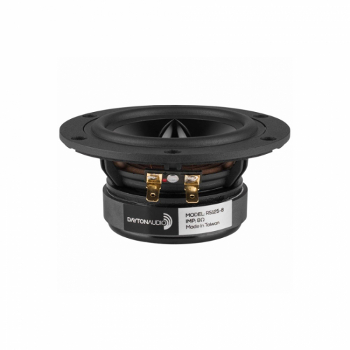 Dayton Audio RS125-8 høyttalerelement mellomregister/basselement i gruppen Byggesett / Høyttalerelementer hos Ljudfokus (860RS1258)