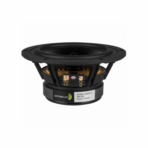 Dayton Audio RS150-4 høyttalerelement mellomregister/basselement i gruppen Byggesett / Høyttalerelementer hos Ljudfokus (860RS1504)