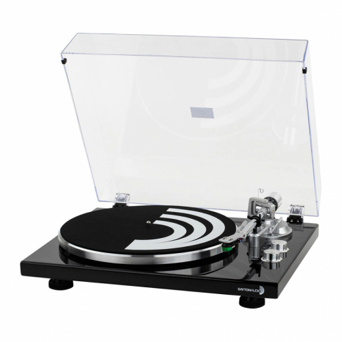 Dayton Audio TT-1BT vinylspiller med Bluetooth, RIAA & USB svart i gruppen Vinyl / Platespillere hos Ljudfokus (860TT1BTB)