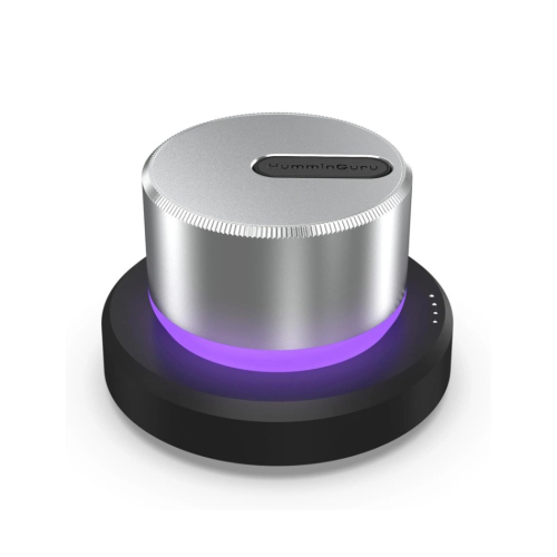 HumminGuru LUMI Record Stabilizer, platepuck med lys og hastighetstest i gruppen Vinyl / Platespillertilbehør hos Ljudfokus (884LUMI)