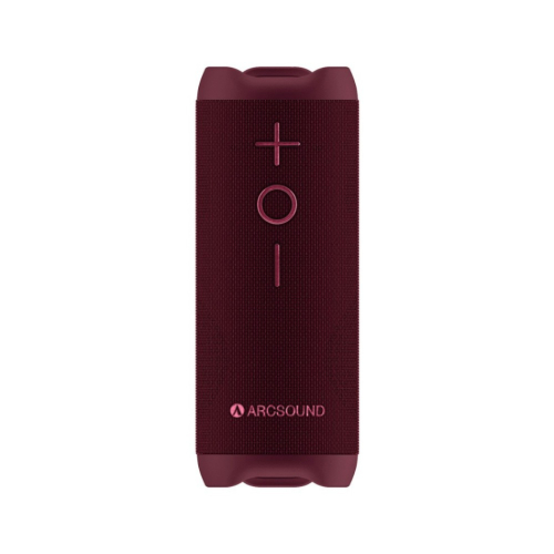 Arcsound EDGE bærbar Bluetooth-høyttaler med IPX6-klassifisering, Ruby Red i gruppen Kampanje / Lønnskampanje hos Ljudfokus (925EDGERR)