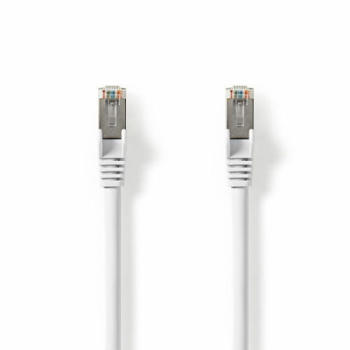 Nedis CAT8.1 S/FTP nettverkskabel for Ethernet i gruppen Kabler / Digitale lydkabler hos Ljudfokus (CCGP85520WTVAR)