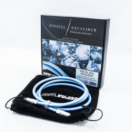 Supra Digital Excalibur Coaxial S/PDIF RCA lydkabel i gruppen Kabler / Digitale lydkabler hos Ljudfokus (DIGEXRCA)