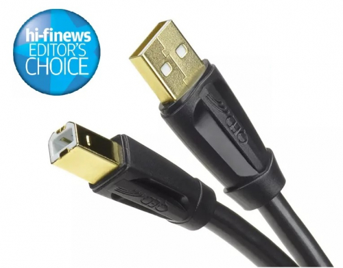 QED Performance USB A-B Graphite i gruppen Kabler / Digitale lydkabler hos Ljudfokus (QE6900VAR)