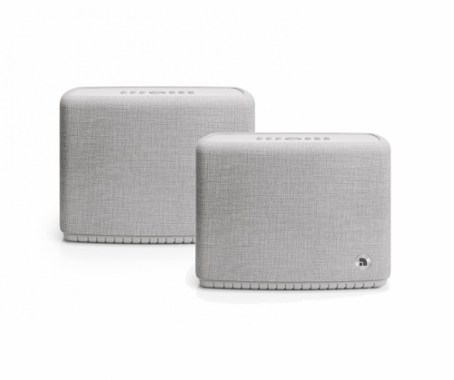 Audio Pro A15 W IPX2 WiFi-høyttaler med Chromecast & AirPlay 2, lysegrå 2-pakning i gruppen Multiroom / Høyttalersystemer hos Ljudfokus (SETA15WPKT3)