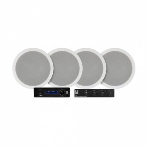 System One A50BT med SC4B & 2 par System One IC620 innbyggingshøyttalere i gruppen Multiroom / Forsterkerpakker hos Ljudfokus (SETA50PKT5)