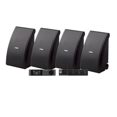 Dynavoice CA802BT med SC4B & 2 par Yamaha NS-AW592 svarte utendørshøyttalere i gruppen Multiroom / Forsterkerpakker hos Ljudfokus (SETCA802BTPKT21)