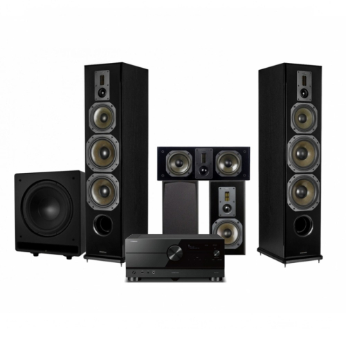 Yamaha RX-A4A & Dynavoice Definition DF-8 MKII hjemmekinopakke svart 5.1 i gruppen Pakker / Hjemmekino - surroundsystemer hos Ljudfokus (SETDF8CSBPKT4)