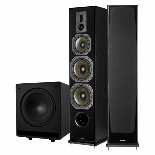 Dynavoice Definition DF-8 MKII med CSB-V12 høyttalerpakke stereo 2.1 i gruppen Pakker / Høyttalere til musikk hos Ljudfokus (SETDF8IICSBPKT3)