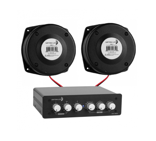 Dayton Audio DTA-100LF med 2 stk. BST-2 basshakerpakke i gruppen Høyttalere / Bass Shakers hos Ljudfokus (SETDTA100LFPKT1)