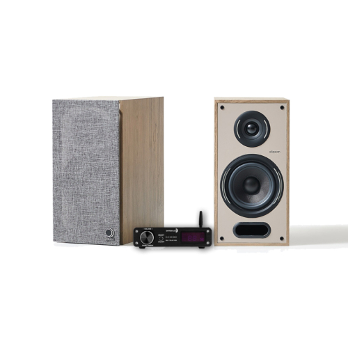 Dayton Audio DTA-PRO & Elipson Horus 6B lys eik stereopakke i gruppen Pakker / HiFi - musikkanlegg hos Ljudfokus (SETDTAPROPKT4)