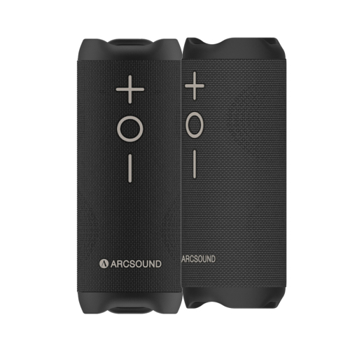 Arcsound EDGE bærbar Bluetooth-høyttaler med IPX6-klassifisering, svart 2-PACK i gruppen Høyttalere / Bluetooth-høyttalere hos Ljudfokus (SETEDGEX2)