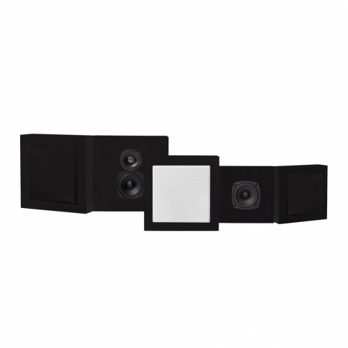DLS Flatbox Mini høyttalerpakke hjemmekino 5.0 svart i gruppen Pakker / Høyttalere til film hos Ljudfokus (SETFBMINIPKT8)