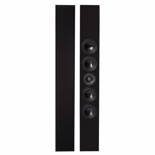 DLS Flatbox Slim XL vegghøyttalere, matt svart stereopar i gruppen Installasjonslyd / On-wall-høyttalere hos Ljudfokus (SETHFB110149SBX2)