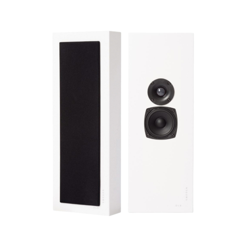 DLS Flatbox Slim Large vegghøyttaler, matt hvitt stereopar i gruppen Installasjonslyd / On-wall-høyttalere hos Ljudfokus (SETHFB47178WX2)
