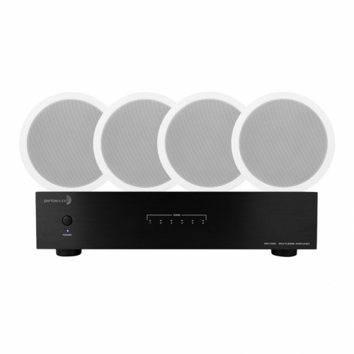Dayton Audio MA1260 & 2 par System One IC820 Innbyggingshøyttalere i gruppen Multiroom / Forsterkerpakker hos Ljudfokus (SETMA1260PKT3)