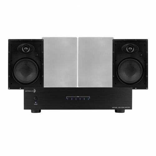 Dayton Audio MA1240a & 2 par Dayton Audio ME825W Innbyggingshøyttalere i gruppen Multiroom / Forsterkerpakker hos Ljudfokus (SETME825WPKT3)