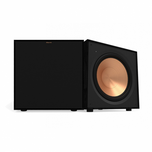 Klipsch R-121SW aktiv subwoofer, svart 2-PACK i gruppen Høyttalere / Subwoofere hos Ljudfokus (SETR121SWPKT1)