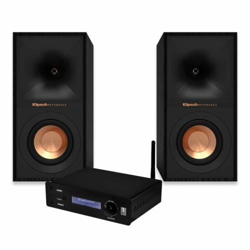System One A50BT & Klipsch R-40M stereopakke i gruppen Pakker / HiFi - musikkanlegg hos Ljudfokus (SETR40MPKT1)