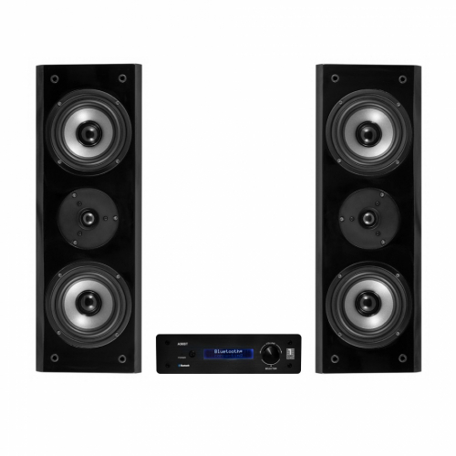 System One A50BT & System One SC155B stereopakke i gruppen Pakker / HiFi - musikkanlegg hos Ljudfokus (SETSC155BPKT2)