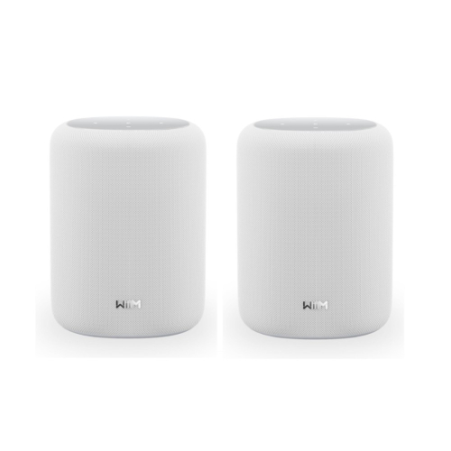 WiiM Sound Lite streaminghøyttaler med AI RoomFit, hvit 2-pakning i gruppen Multiroom / Høyttalersystemer hos Ljudfokus (SETSOUNDLITEPKT2)