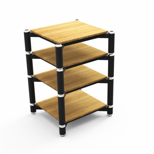 Norstone Spider 4 HiFi-rack, bambus i gruppen Møbler & fester / HiFi-rack & mediabenker hos Ljudfokus (SETSPIDER4BA)