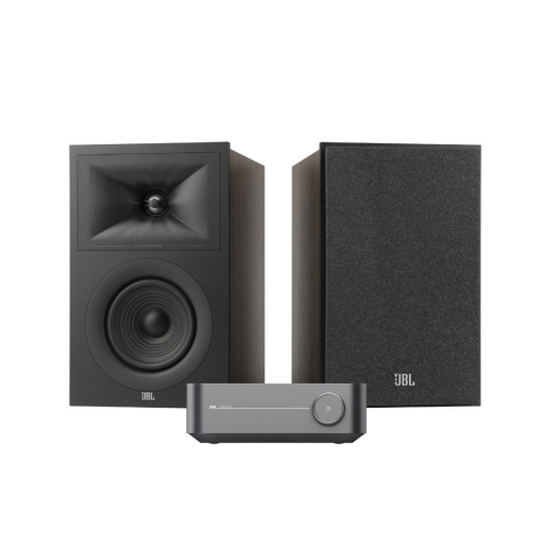 WiiM Amp Pro & JBL Stage 250B Espresso Stereosystem med streaming i gruppen Pakker / HiFi - musikkanlegg hos Ljudfokus (SETSTAGE250BPKT5)