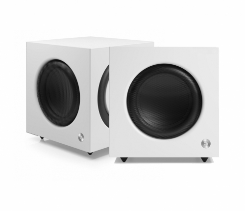 Audio Pro SW-10 aktiv subwoofer, hvit 2-PACK i gruppen Høyttalere / Subwoofere hos Ljudfokus (SETSW10PKT2)