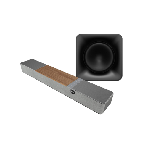 Klipsch Flexus Core 100 Soundbar hjemmekinopakke 2.1 Valnøtt i gruppen Høyttalere / Soundbars hos Ljudfokus (SETXCORE100PKT6)