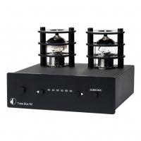 Pro-Ject Tube Box S2 rørbestykket RIAA-trinn for platespiller, svart