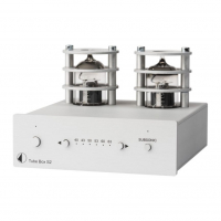 Pro-Ject Tube Box S2 rørbestykket RIAA-trinn for platespiller, sølv